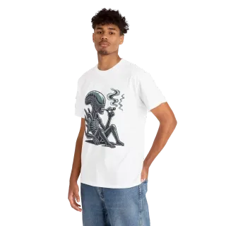 T-Shirt 025 Person 4 White